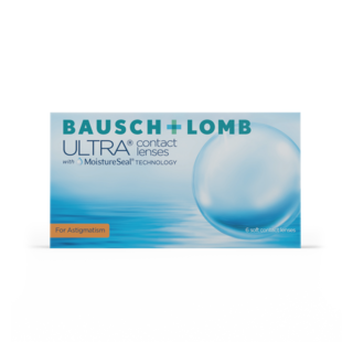 BAUSCH + LOMB ULTRA - Für Astigmatismus - Monatlinsen (6) pro Box - Weiche Kontaktlinsen- Rechts + Links = €117,00