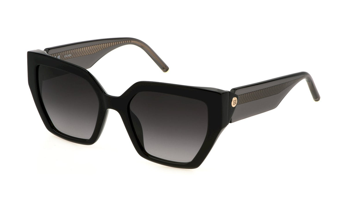 ESCADA - Sese01 - sunglasses escada - Farbe: 0700 - SHINY BLACK - Größe 53