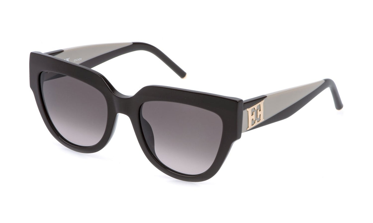 ESCADA - Sesf41 - sunglasses escada - Farbe: 09M4 - SHINY FULL BROWN - Größe 54