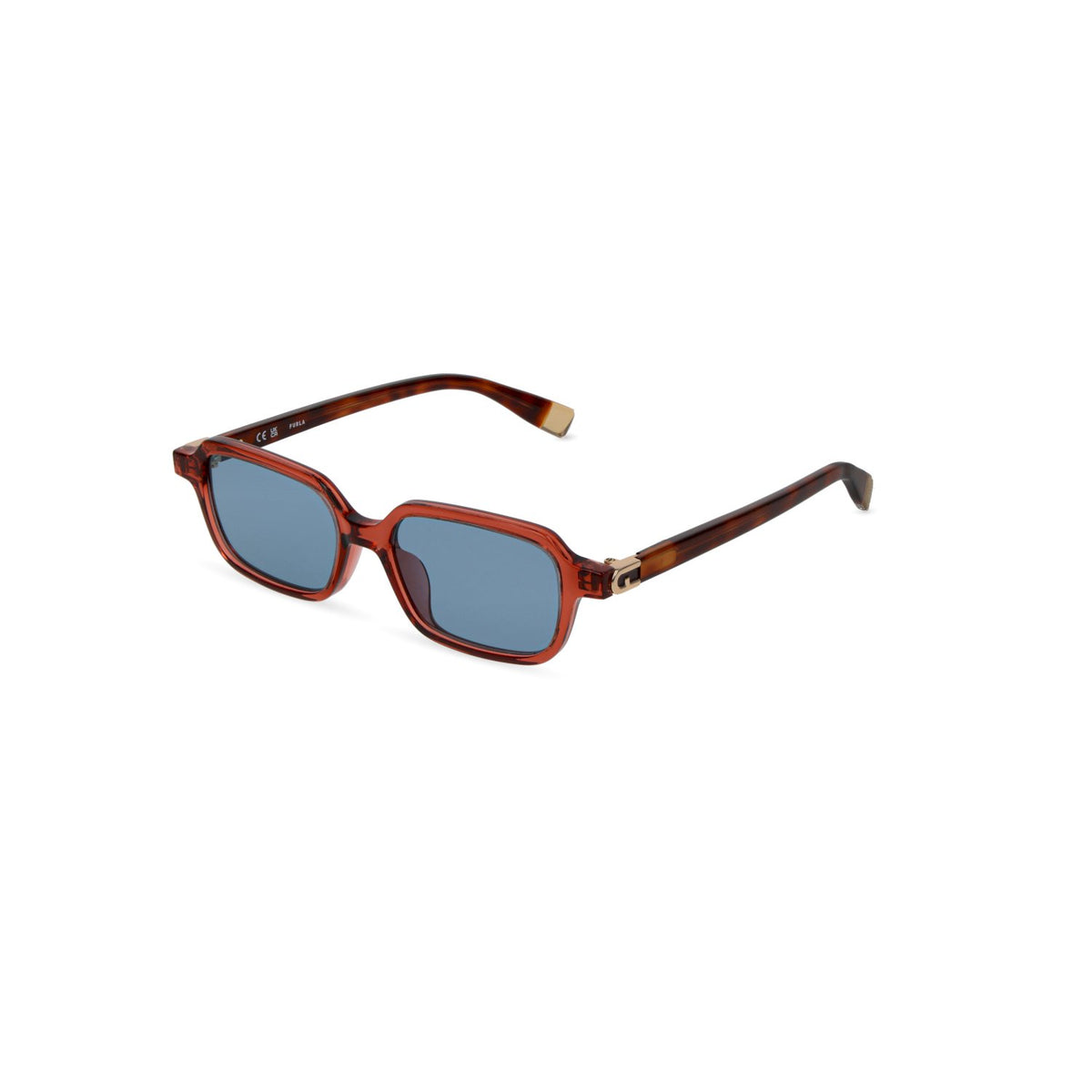 Sfu971 - sunglasses furla - Farbe: 096U - TRANSP.ORANGE - Größe 50