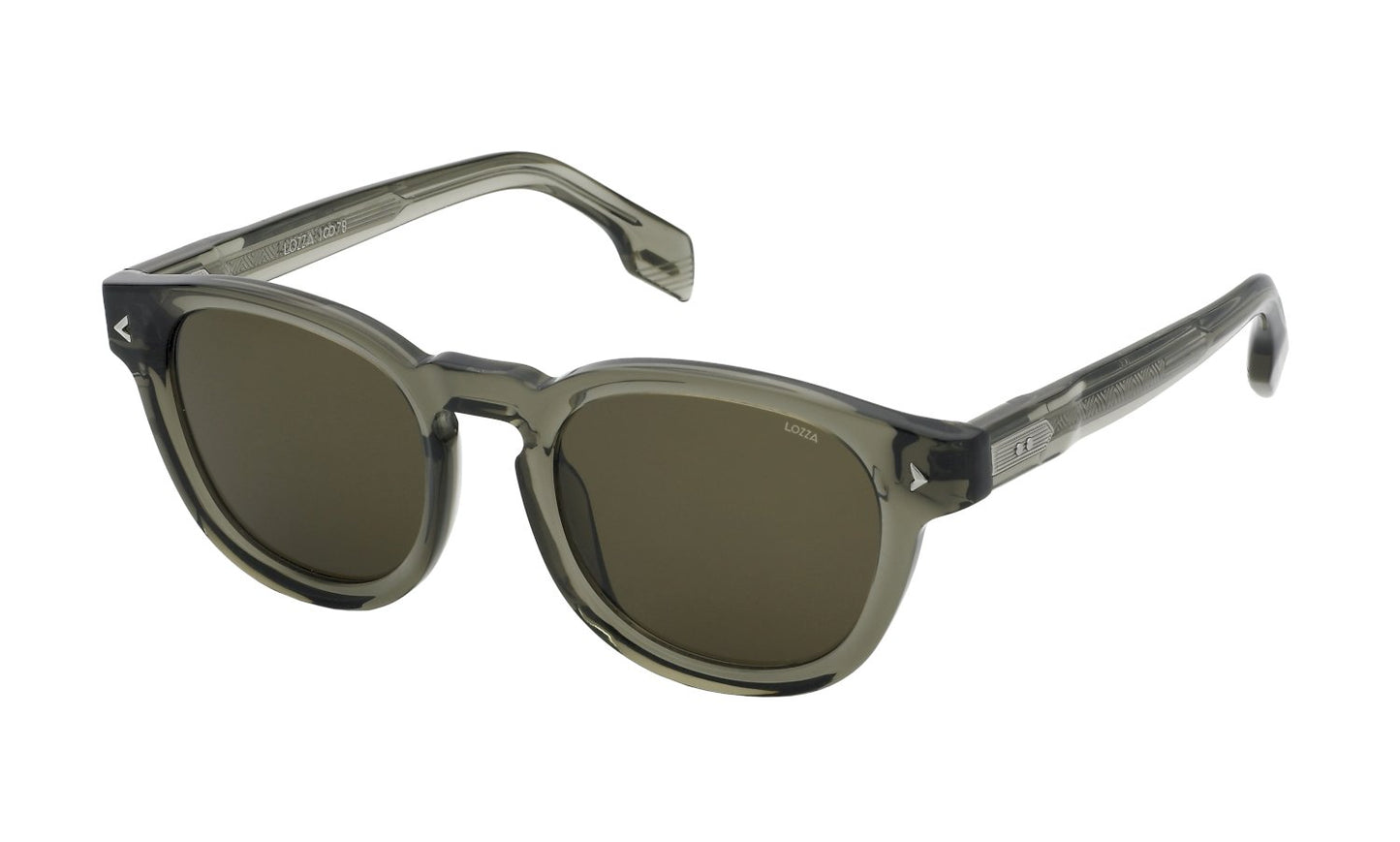 Sonnenbrille LOZZA - Sl4357m - sunglasses lozza - Farbe: 0G61 - SHINY TRANSP.GREEN