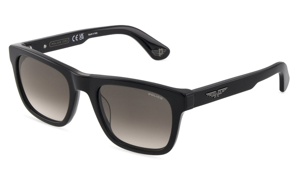 Sple37n - sunglasses police - Farbe: 700F - SHINY BLACK - Größe 52