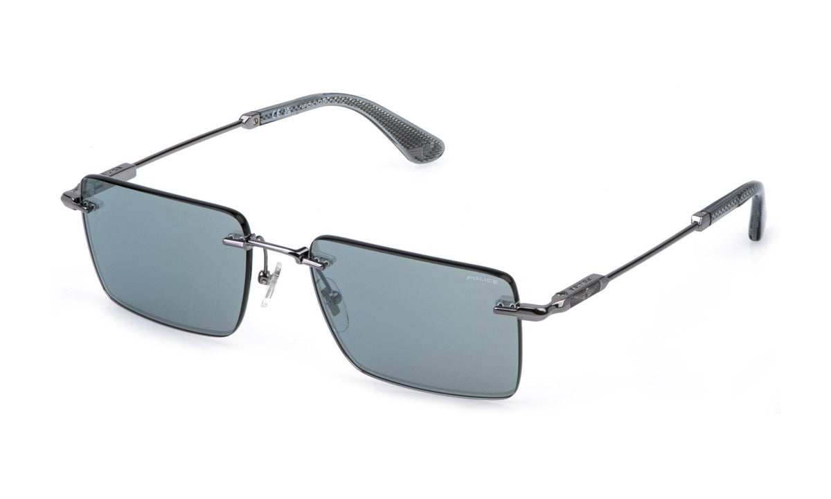 Splp35 - sunglasses police - Farbe: 509X - TOTAL SHINY RUTHENIUM - Größe 57