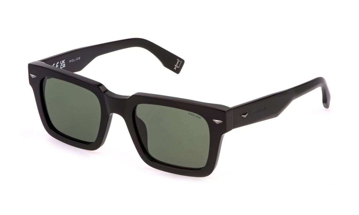 Splq88 - sunglasses police - Farbe: 700Y - SHINY BLACK - Größe 52