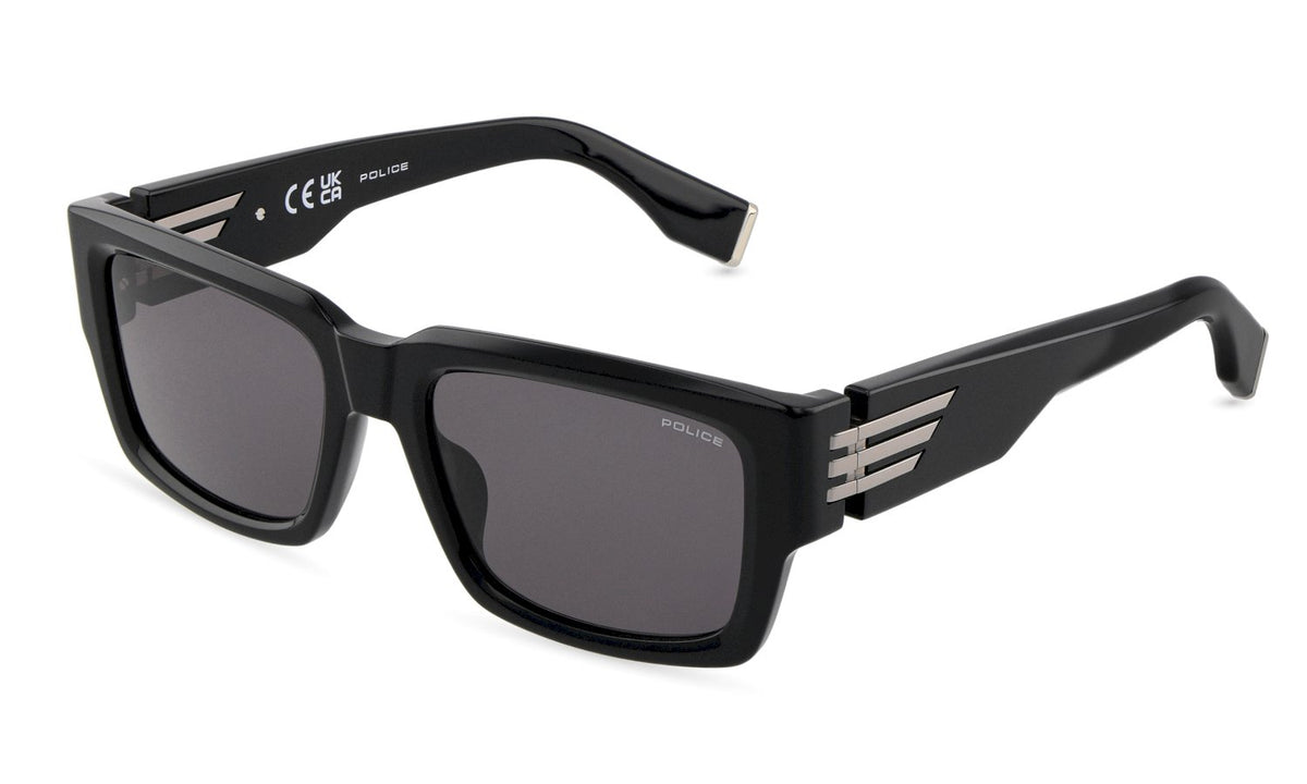 Splu78 - sunglasses police - Farbe: 0700 - SHINY BLACK - Größe 56