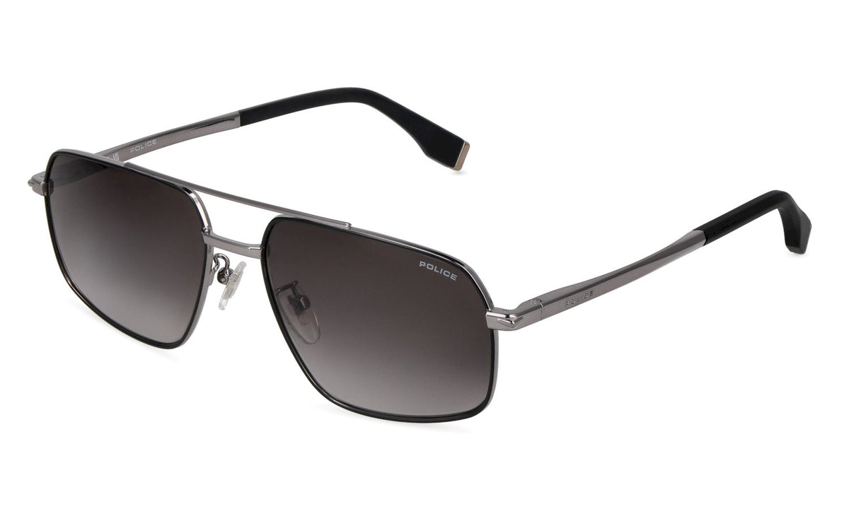 Splv35 - sunglasses police - Farbe: 0508 - TOTAL SHINY RUTHENIUM W/COLOURED PARTS - Größe 59