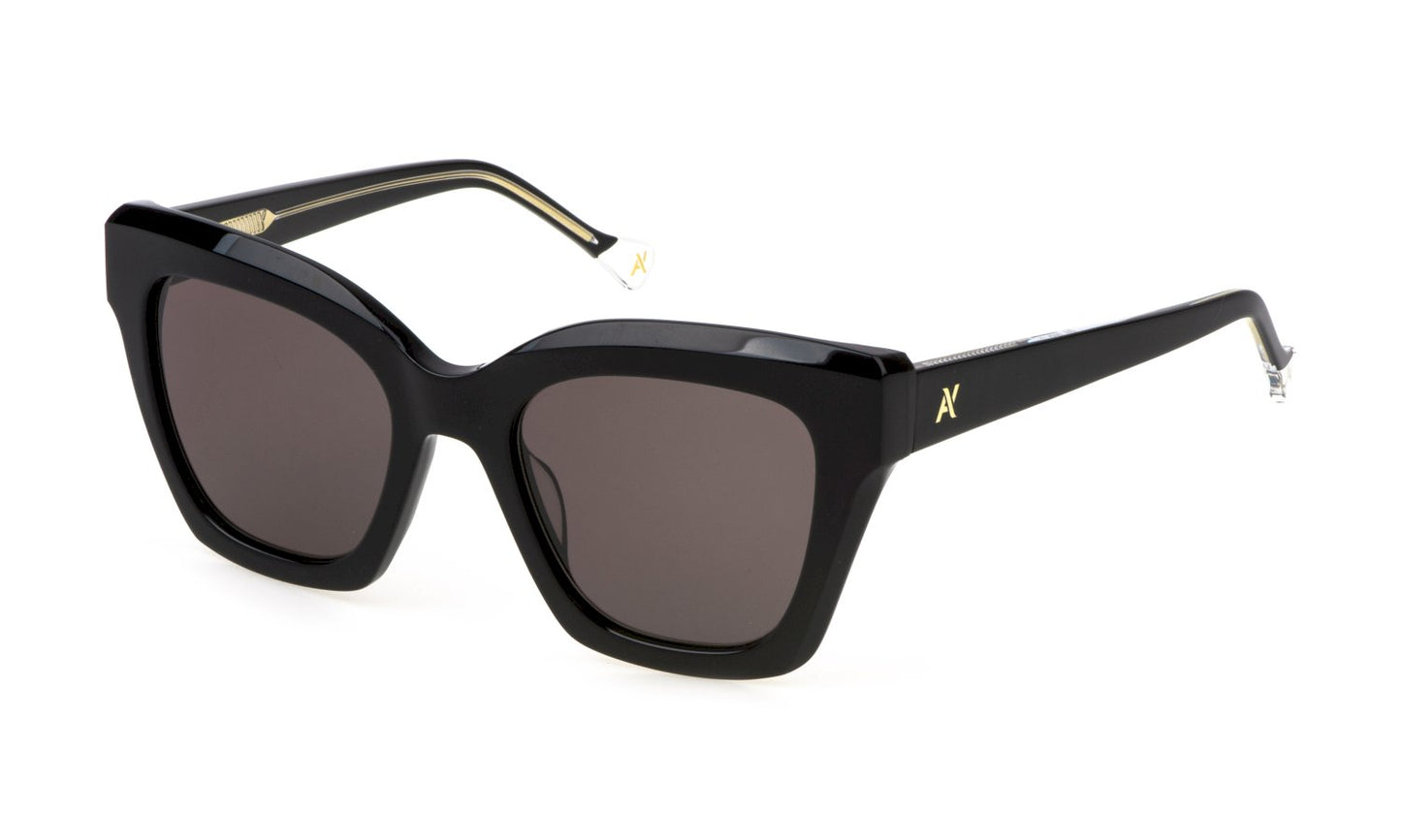 Sonnenbrille yalea - Sya142 - 0700 - SHINY BLACK - Größe 52