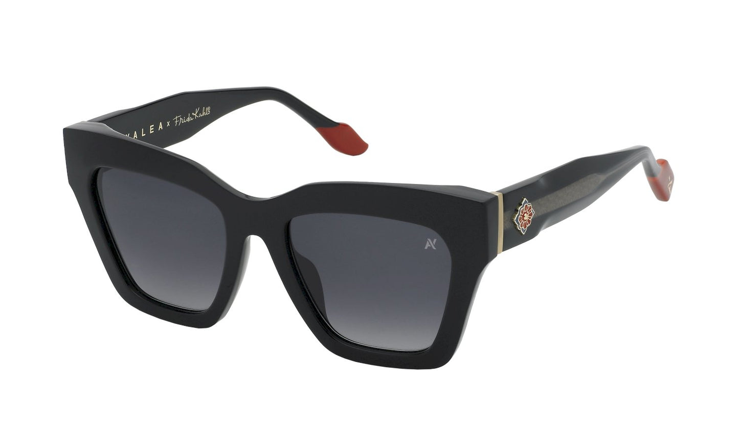 Sonnenbrille yalea frida kahlo - Sya175v - 0700 - SHINY BLACK - Größe 52