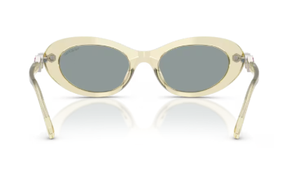 Sonnenbrille Swarovski - 0SK6042 - 1080/1 - Transparentes gelb - Größe(n) 53 (XXL)