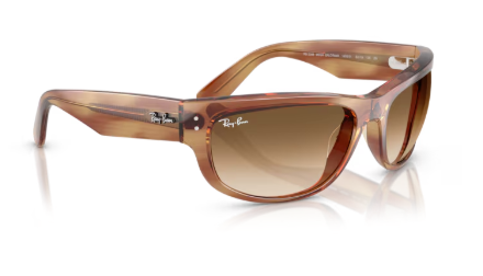 Sonnenbrille Ray Ban - 0RB2289 - Mega balorama - 140351 - Braun gestreift - Größe(n) 63 (XL)