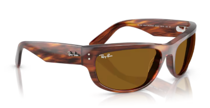 Sonnenbrille Ray Ban - 0RB2289 - Mega balorama - 954/33 - Havana gestreift - Größe(n) 60 (M)