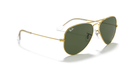 Sonnenbrille Ray Ban - 0RB3025 - Aviator large metal - 001 - Gold- Größe(n) 62 (XXL)