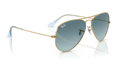 Sonnenbrille Ray Ban - 0RB3025 - Aviator large metal - 001/3M - Gold - Größe(n) 55 (M)
