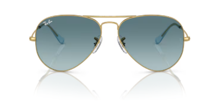Sonnenbrille Ray Ban - 0RB3025 - Aviator large metal - 001/3M - Gold - Größe(n) 55 (M)