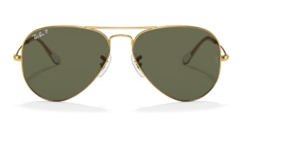 Sonnenbrille Ray Ban - 0RB3025 - Aviator large metal - 001/58 - Arista gold - Größe(n) 55 (M)