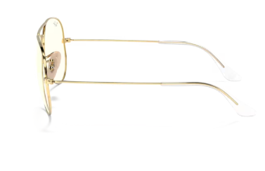 Sonnenbrille Ray Ban 0RB3025 - Aviator large metal - 001/5F - Arista gold - Größe(n) 55 (M) phototrop