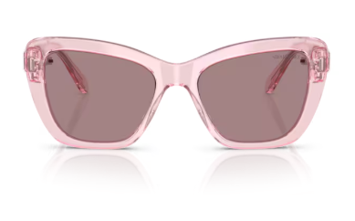 Sonnenbrille Swarovski - 30017N - Pink transparent - Größe(n) 52 (XXS)