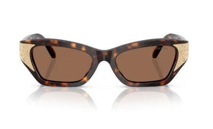 Sonnenbrille Swarovski- 0SK6029 - 100273 - Dunkelhavana - Größe(n) 53 (XL)