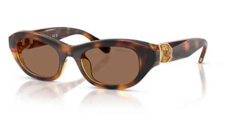Sonnenbrille Swarovski- 0SK6036U - 100273 - Havana - Größe(n) 50 (XS)