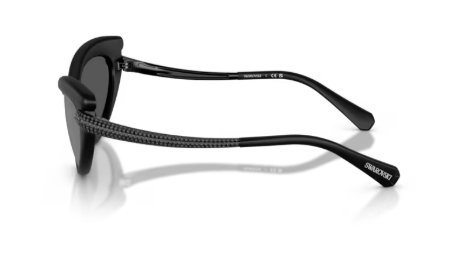Sonnenbrille Swarovski- 0SK6038 - 10396G - Matt schwarz - Größe(n) 56 (L)