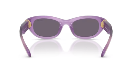 Sonnenbrille Swarovski - 0SK6036U - Farbe : 10751A - Milky violett - Größe(n) 50 (XS)