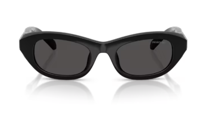 Sonnenbrille Swarovski - 0SK6036U - Farbe : 103887 - Schwarz - Größe(n) 50 (XS)