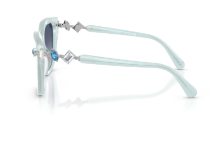 Sonnenbrille Swarovski- 0SK6041 - Farbe: 10244L - Hellblau transparent - Größe(n) 53 (XL)