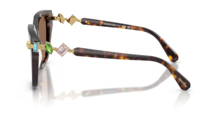Sonnenbrille Swarovski- 0SK6041 - Farbe: 100273 - Havana - Größe(n) 53 (XL)
