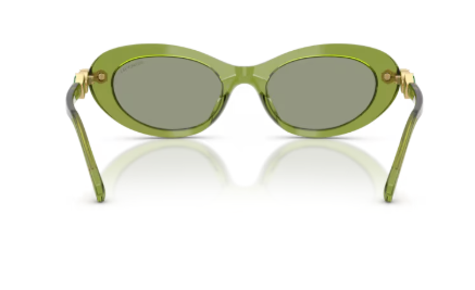 Sonnenbrille Swarovski - 0SK6042 - 3002/2 - Transparent grün - Größe(n) 53 (XXL)