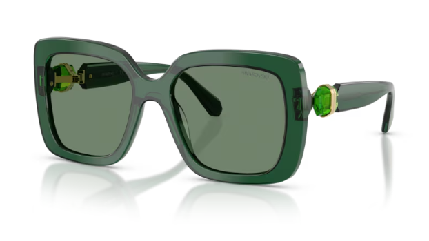 Sonnenbrille Swarovski 0SK6001- 104587 - Transparent grün - Farbe Transparent grün Glaseigenschaften Glasbeschichtungen, phototrop,