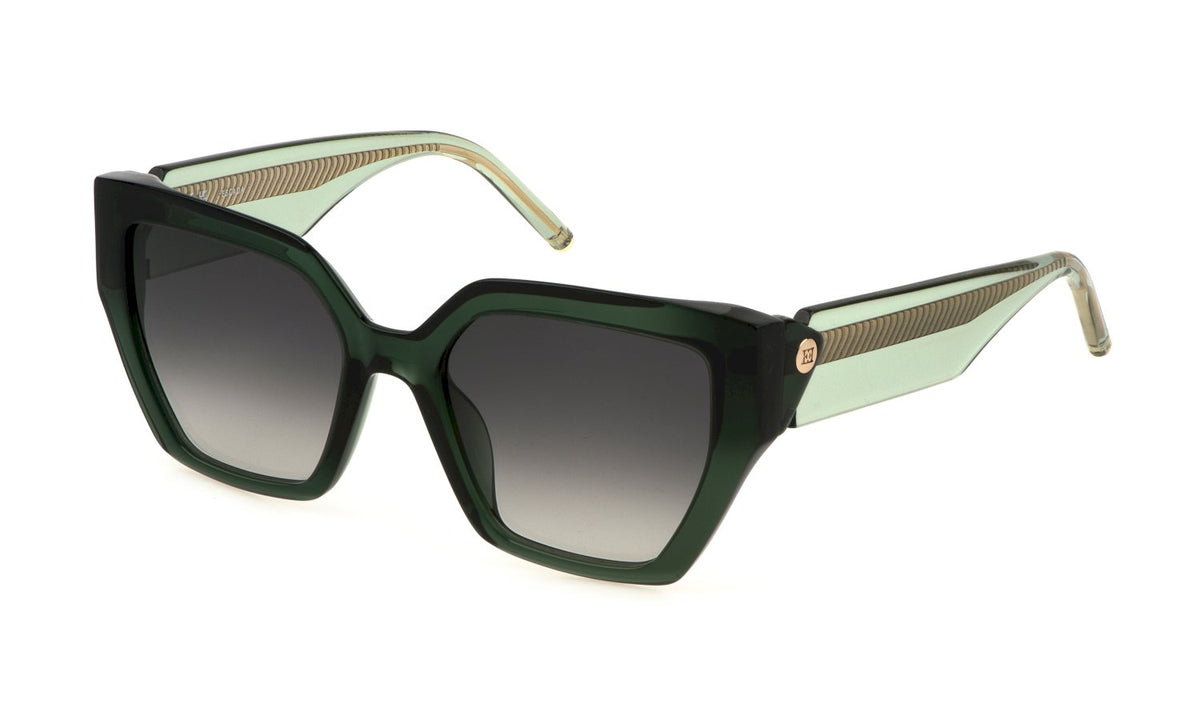 ESCADA - Sese01 - sunglasses escada - Farbe: 06HQ - SHINY TRANSP. BOTTLE GREEN - Größe 53