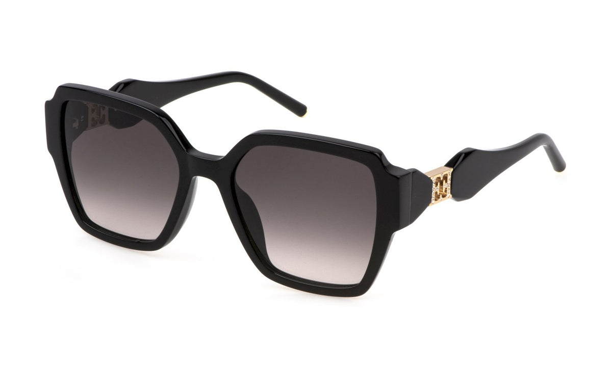 ESCADA - Sese48s - sunglasses escada - Farbe: 0700 - SHINY BLACK - Größe 54