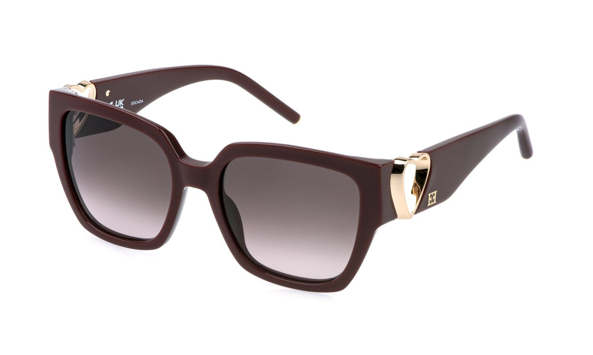 ESCADA - Sesf43 - sunglasses escada - Farbe: 03G6 - SHINY FULL RED - Größe 54