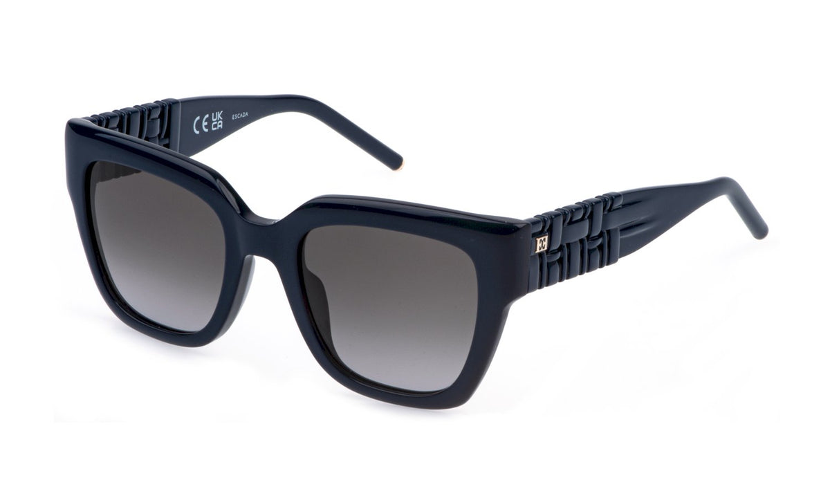 ESCADA - Sesg36 - sunglasses escada - Farbe: 09LJ - SHINY FULL BLUE - Größe 52