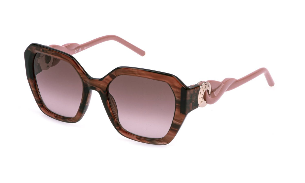 ESCADA - Sesg37 - sunglasses escada - Farbe: 03BQ - WAVY BROWN - Größe 54