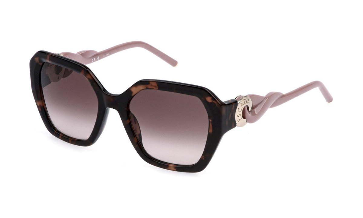 ESCADA - Sesg37 - sunglasses escada - Farbe: 0909 - SHINY CLASSIC HAVANA - Größe 54