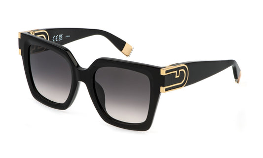 SONNENBRILLE FURLA - Sfu878 - sunglasses furla - Farbe:  0700 - SHINY BLACK