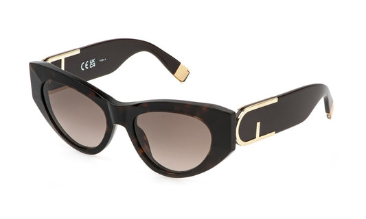 Sonnenbrille Furla - Sfu881 - sunglasses furla - Farbe: 04BL - DARK HAVANA