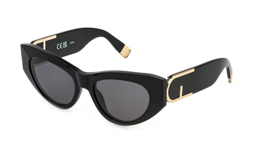 Sonnenbrille Furla - Sfu881 - sunglasses furla - Farbe: 0700 - SHINY BLACK