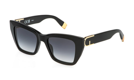Sonnenbrille Furla Sfu882 - sunglasses furla - Farbe: 0700 - SHINY BLACK