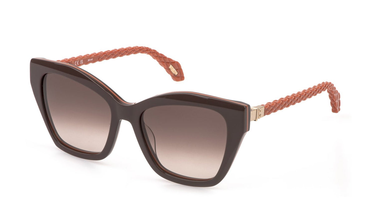 Sjc175 - sunglasses just cavalli - Farbe: 06U2 - SHINY BROWN TOP+ORANGE - Größe 55