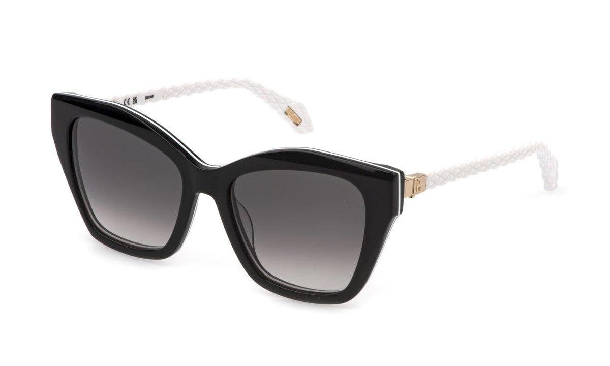 Sjc175 - sunglasses just cavalli - Farbe: 09H9 - BLACK TOP+WHITE+BLACK - Größe 55