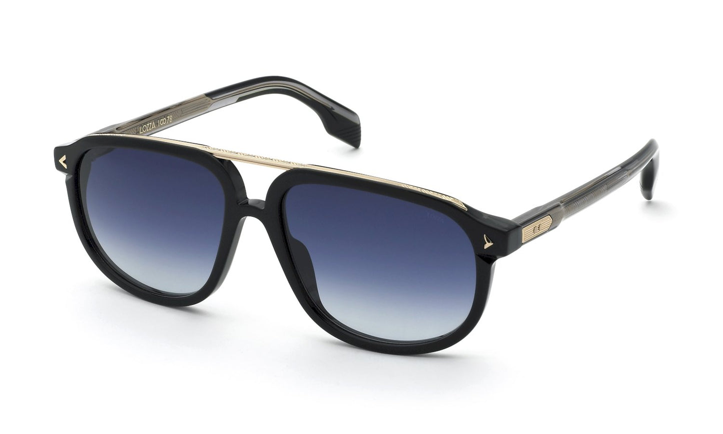 sonnenbrille LOZZA - Sl4392m - sunglasses lozza arte - Farbe: 0700 - SHINY BLACK