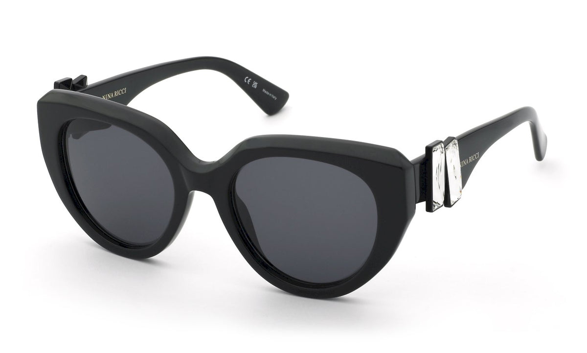 Snr404v - sunglasses nina ricci - Farbe: 700Y - SHINY BLACK - Größe 53