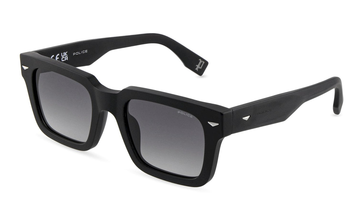 Splq88 - sunglasses police - Farbe: 0703 - MATT/SANDBLASTED BLACK - Größe 52