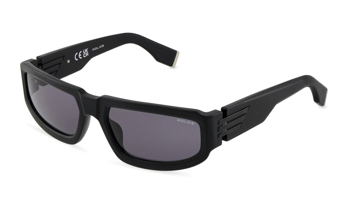 Splu77 - sunglasses police - Farbe: 0703 - MATT/SANDBLASTED BLACK - Größe 60