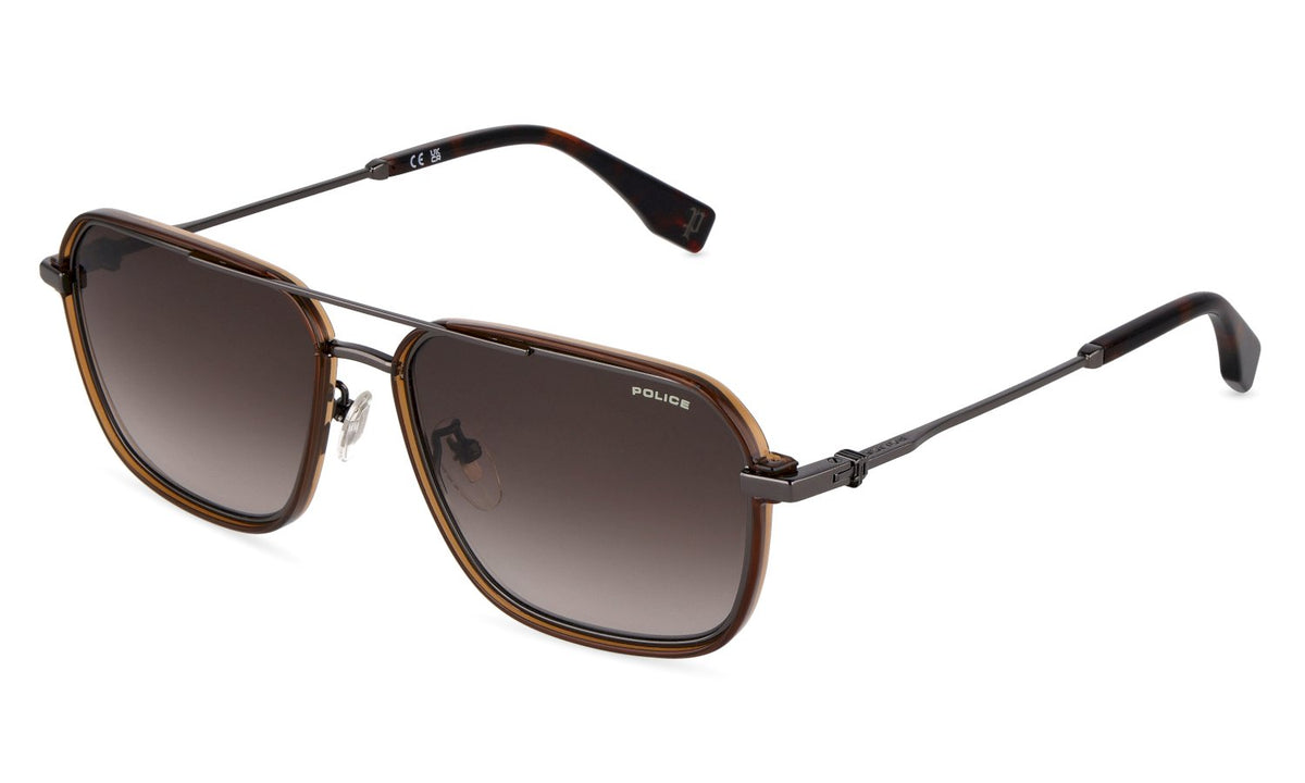 Splv33 - sunglasses police - Farbe: 0568 - TOTAL SHINY GUN - 57