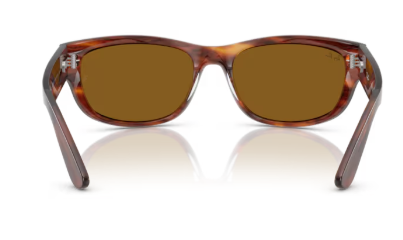 Sonnenbrille Ray Ban - 0RB2289 - Mega balorama - 954/33 - Havana gestreift - Größe(n) 60 (M)