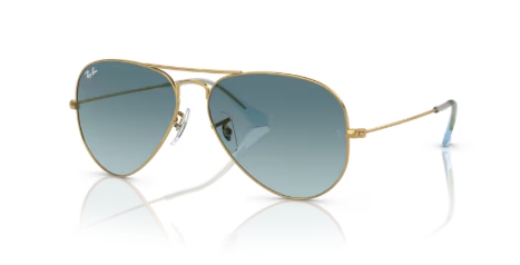 Sonnenbrille Ray Ban - 0RB3025 - Aviator large metal - 001/3M - Gold -  Größe(n) 55 (M)