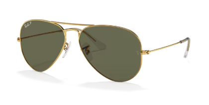 Sonnenbrille Ray Ban - 0RB3025 - Aviator large metal - 001/58 - Arista gold -Größe(n) 62 (XXL)